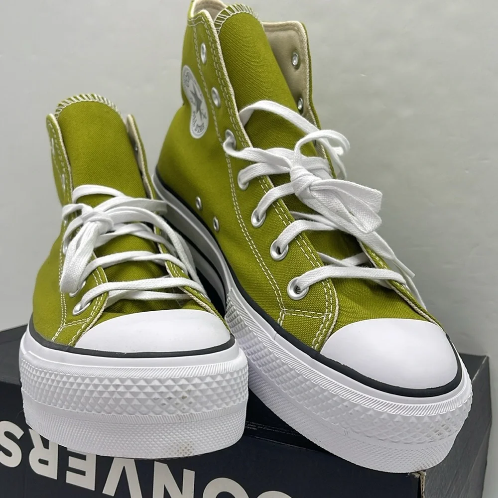 Converse WMNS High Top Platform Sneakers A08286F
CTAS LIFT HI MAGIC FOREST/WHITE - Picture 5 of 16